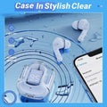 Transparent Blue Bluetooth Earbuds electronics Thenoor.Shop 